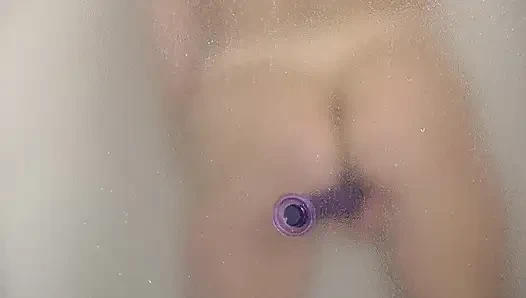 Wet Shower Masturbation – Sexy Woman Plays With Dildo