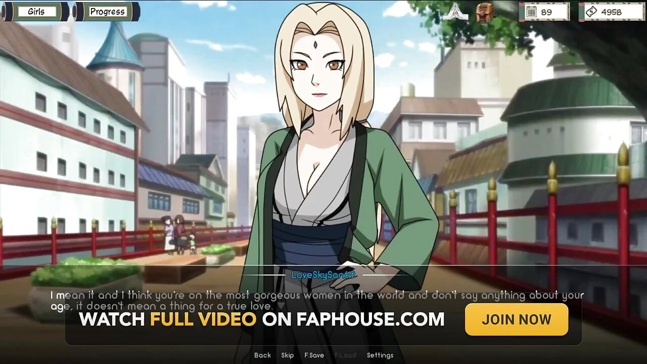 Naruto - Kunoichi Trainer v0.13 Part 37 Naked Tsunade -sama by Loveskysan69