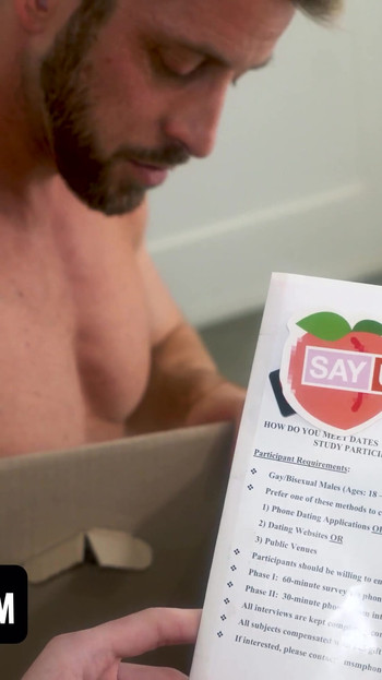 Jaw-dropping moment from "House Tour Turns Into Shower Fuck Between Horny Twink and His Hot Step Dad"