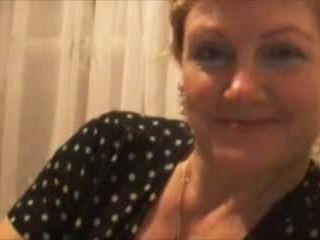 Sexy rijpe vrouw in Skype