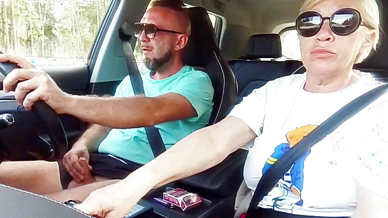 Family car ride with stepmom