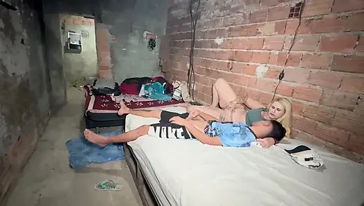 It was in the favela that I met my stepson.