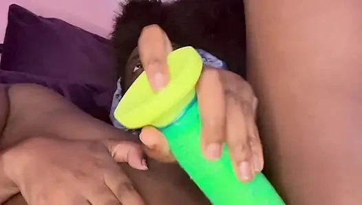 Jamaican Teen College Student Solo A Fuck Out Her Pussy Hole , Has TIGHTEST PUSSY GRIP