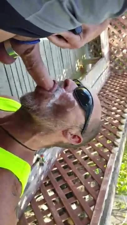 Ouside sucking and facial