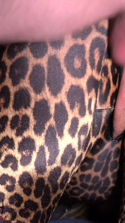Halloween Treat in a Leopard Zentai Catsuit - Projectfundiary