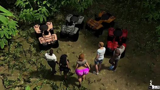 Kurvige ehefrau Frau Keagan hat spaß mit ehemann im urlaub