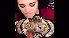 WWE diva slut  Paige cumshot compilation