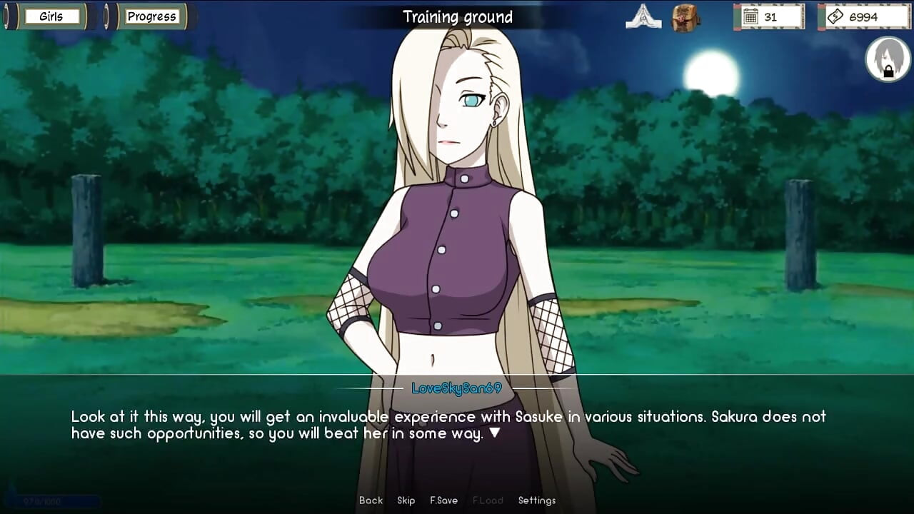 Naruto - Kunoichi Trener 0.14.1 Dio 50 Hinata Pušenje - Mikasa Seks od Loveskysan69