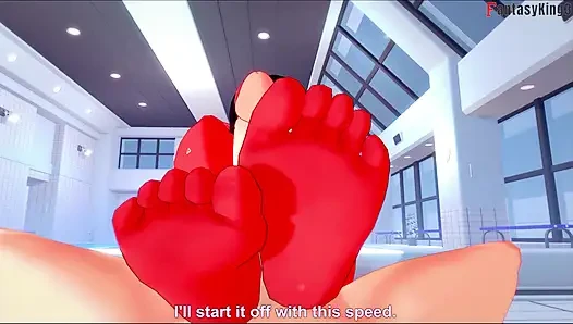 Meru the succubus Bikini POV sex