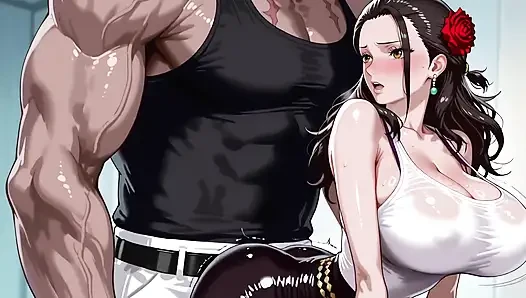 Baraggan (Bleach) x Viola (OP)