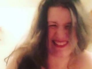 Swedish radio host maria maunsbach play whit her tits