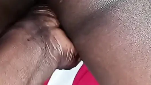 Ebenholz-muschi und cumsot-zusammenstellung