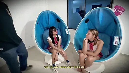 The Bully Gets a Blowjob From Two Students