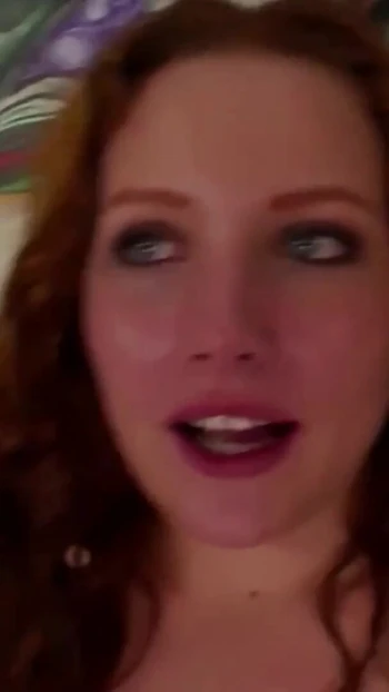 Thrilling moment from "AMATEUR REDHEAD KNOW HOW TO HANDLE A BIG COCK"
