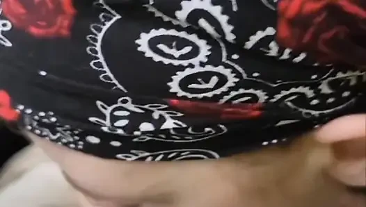 Slutty teenager eagerly sucking my big cock for cum