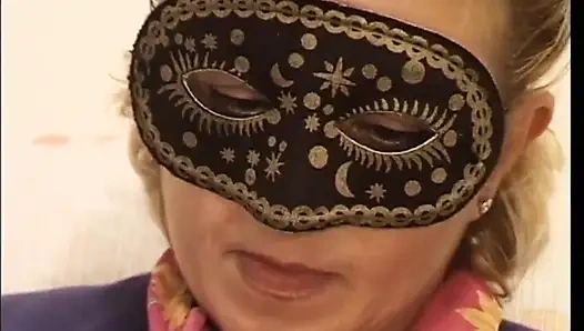 Blonde milf dildo penetrated