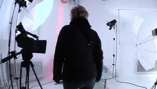 A Very Hot MILF Hard Masturbation with Big Dildo and Clothespins on Her Slutty Pussy