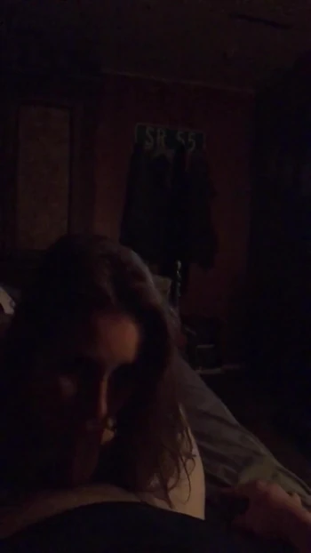 POV Blowjob and He Finishes in My Mouth