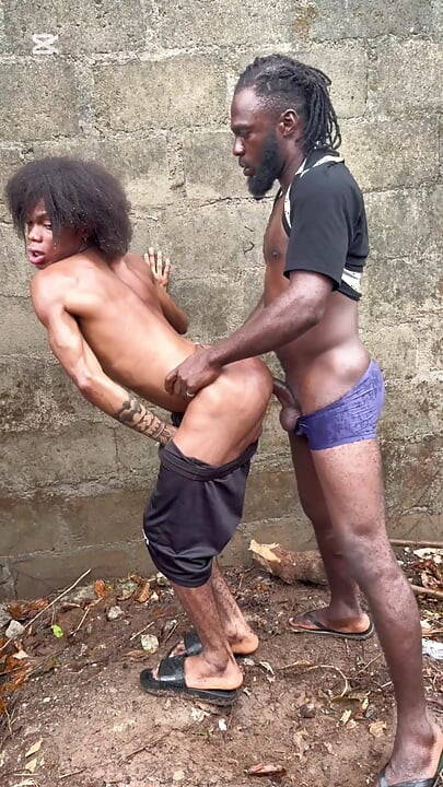 BBC Daddy Fucks Black Twink Outdoors