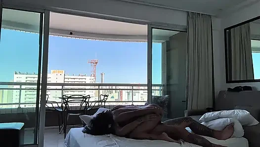BRAZILIAN TOURIST SAT SO MUCH THAT SHE ALMOST FAINTED Prt2