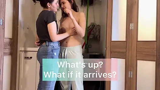 Two married women meet to finger each other in their dirty pussies