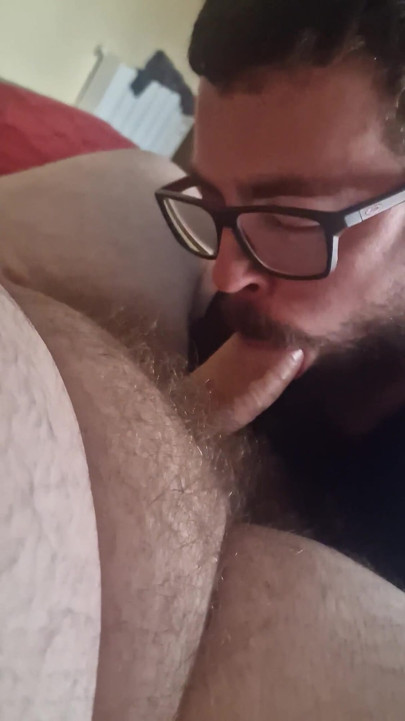Sucking a Fat Stepdad's Thick Cock.