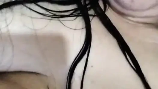 Mexican wife showing off and masturbating with a dildo for the first time (full video)