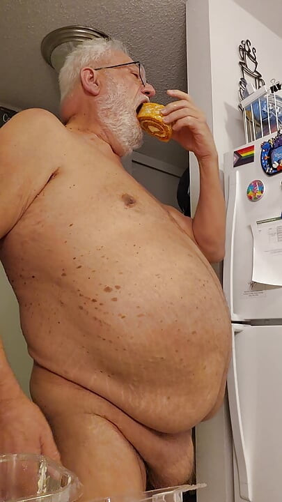Gainer äta tårta
