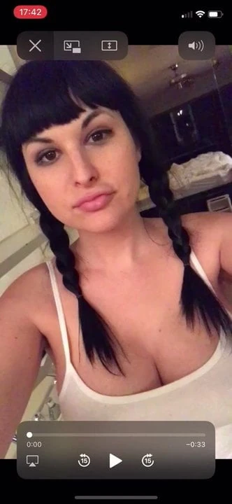 Gorgeous TS shows off her perfect tits and cock