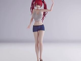 Mmd R-18 anime lányok szexi táncos klipje 121