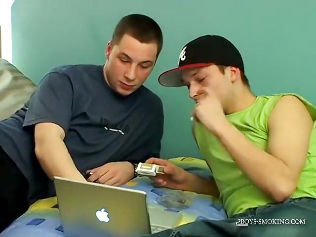 Straight Buddies Smoke Sex!