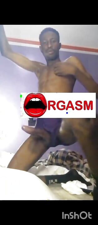 Masturbating My Fat Black Cock