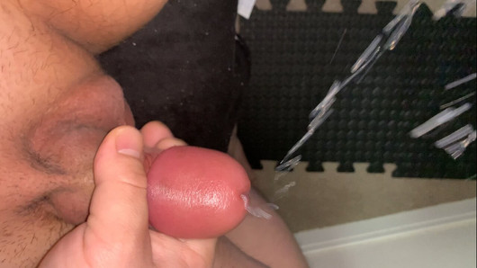 Masturbating And Cumming With My Small Penis After Pumping - Cumshot Explosion