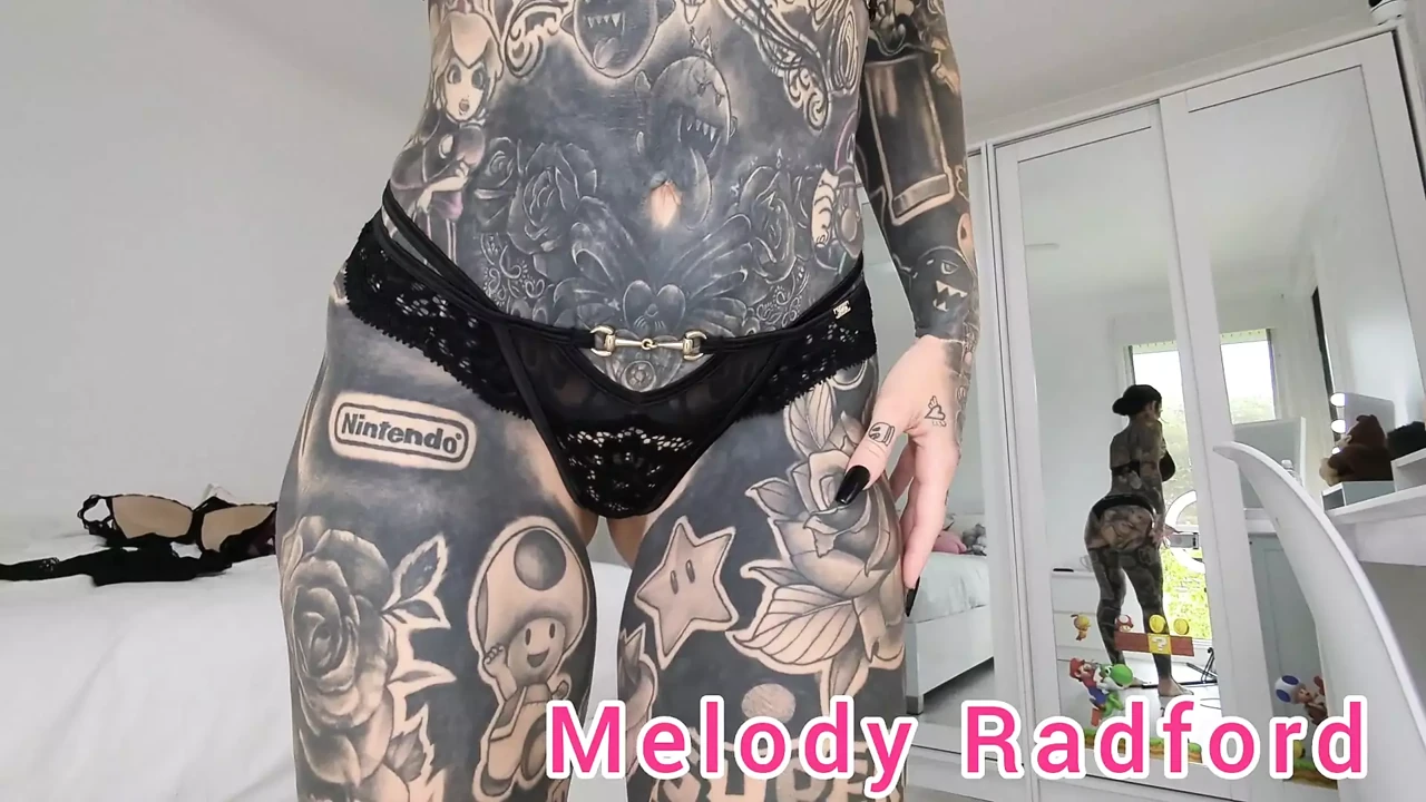 Black and Red Lingerie Try On Haul Closeup Melody Radford Onlyfans