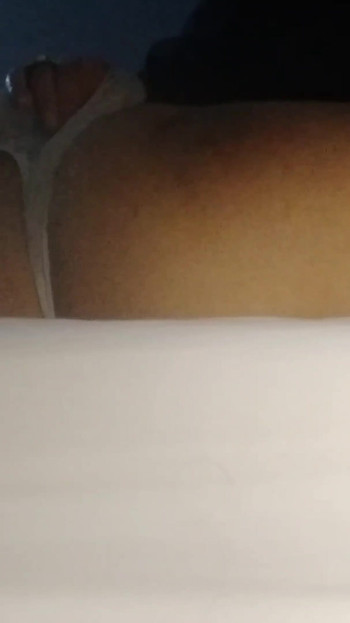 Must-see moment from "Guy wearing sexy little white thong panties gets his nipples licked by woman Female on Male underwear"