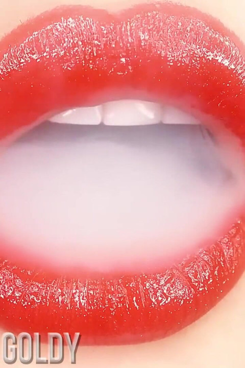 Training your urge to my red lips!