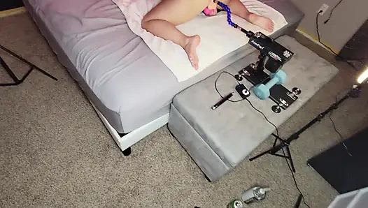 Von meiner neuen fickmaschine benutzt, hat ein fan mich fertig gemacht