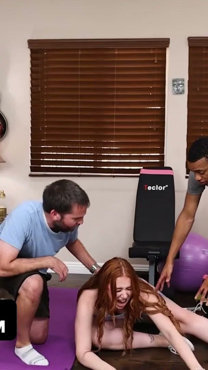 Personal Trainer Gets To Pound Madison’s Pussy Behind Her BF’s Back, Making Her Scream With Pleasure | Clip 1