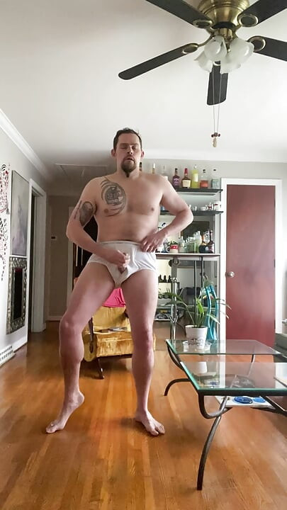 Taking off my briefs