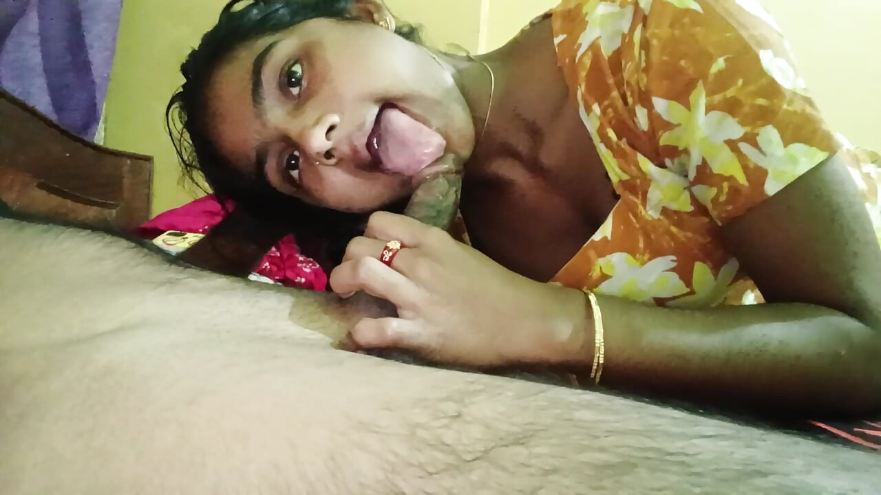 Desi Indian Wife in Yellow Dress Riding Cock - Homemade Blowjob & Cowgirl Sex