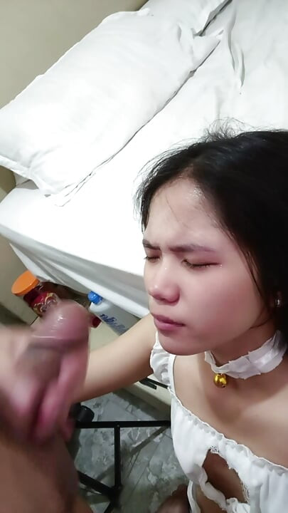 Sucking my Stepdaddy until his cum in my face