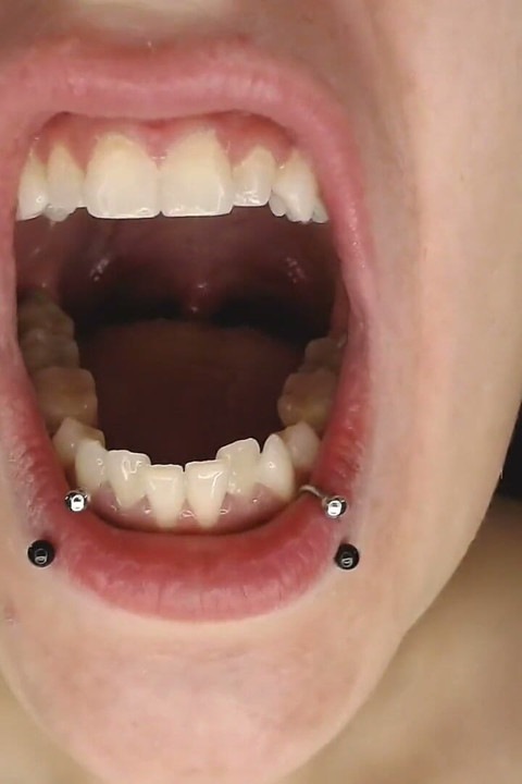 Climb Inside Wide Open Teeth Tongue Mouth Show