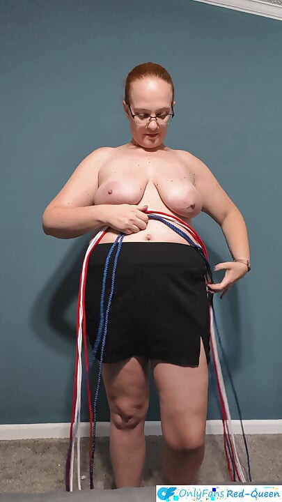 Shibari Frânghie Auto cravată Ghid - Ziua Independenței Alb Roșu și Blue Heart