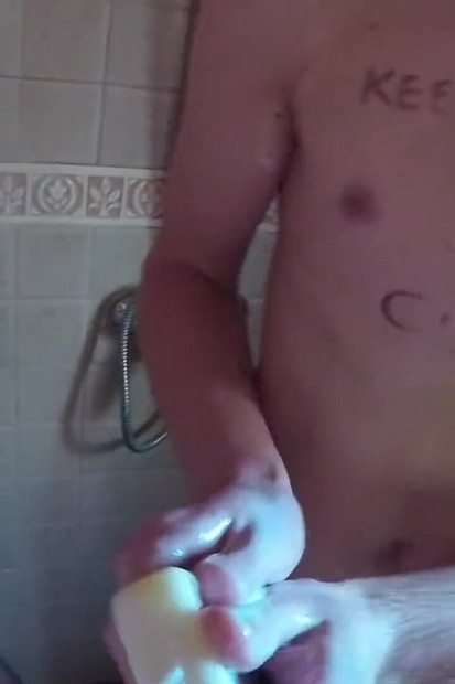 Cock Sucking Slave Boy Gets Creamed