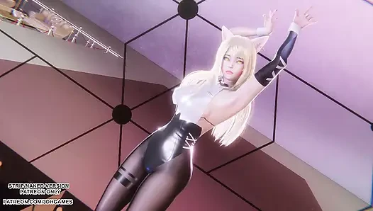 MMD CHUNG HA - STRESS - Ahri Sexy Kpop Dance League of Legends Hentai Uncensored 4K 60FPS