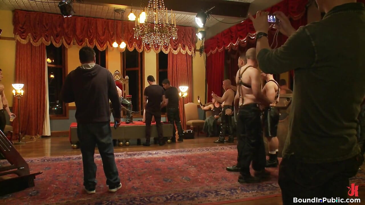 Live Shoot: Dirk Caber and 200 Horny Men at Folsom Weekend Party.