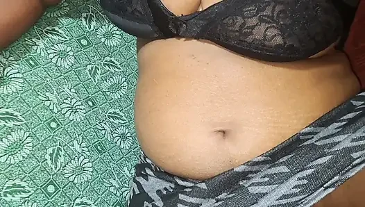 Submissive secretary undress at home office