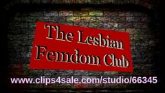 Man Enslaved to Lesbian Femdom