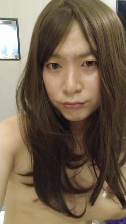 Japanese cd masturbate with purple body suit | Clip 3