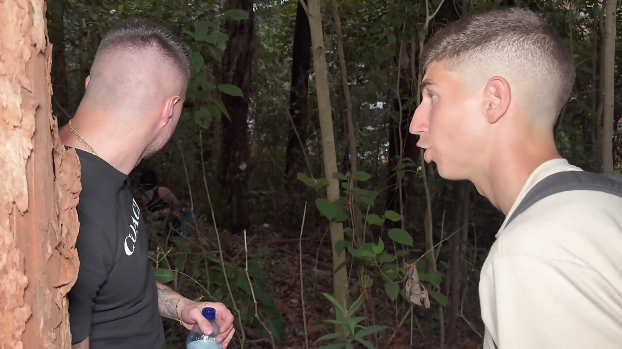 We Meet a Horny Hiker Lost in the Woods and Give Her Double Helping of Cock